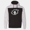 Mélange Fleece Colorblocked Hooded Sweatshirt Thumbnail