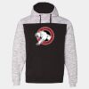 Mélange Fleece Colorblocked Hooded Sweatshirt Thumbnail