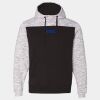 Mélange Fleece Colorblocked Hooded Sweatshirt Thumbnail