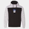 Mélange Fleece Colorblocked Hooded Sweatshirt Thumbnail