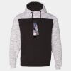 Mélange Fleece Colorblocked Hooded Sweatshirt Thumbnail