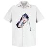 Men's Tall Specialized Short Sleeve Pocketless Work Shirt Thumbnail